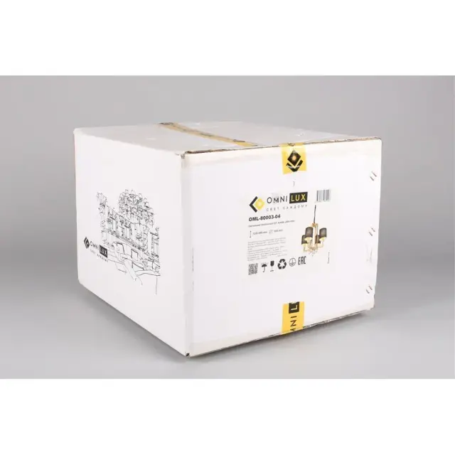 Люстра Omnilux OML-80003-04 MARANELLO — бронза, ракурс 13