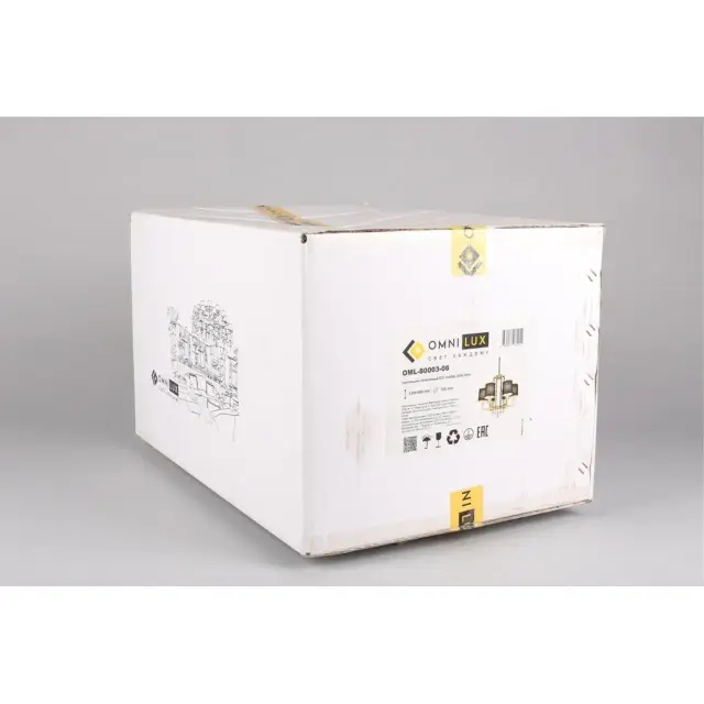 Люстра Omnilux OML-80003-06 MARANELLO — бронза, ракурс 11