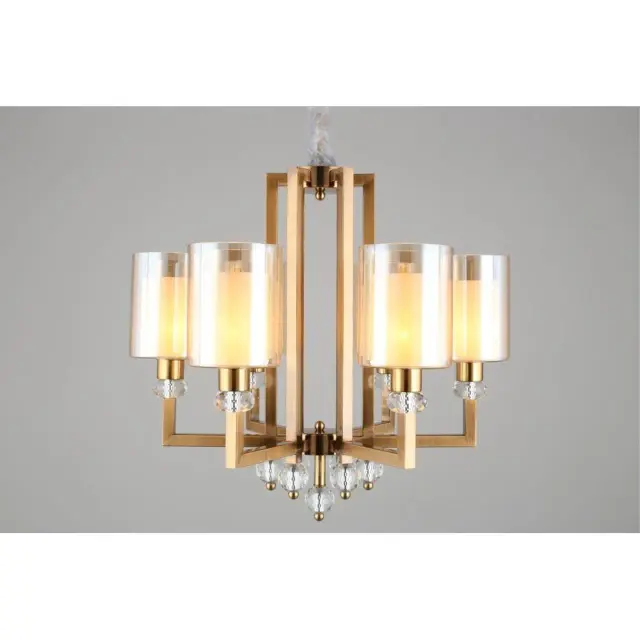 Люстра Omnilux OML-80003-06 MARANELLO — бронза, ракурс 5