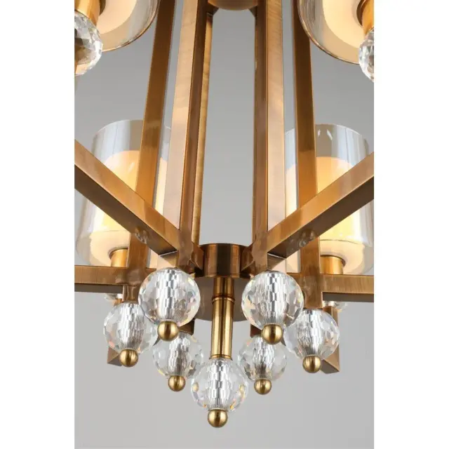 Люстра Omnilux OML-80003-06 MARANELLO — бронза, ракурс 7