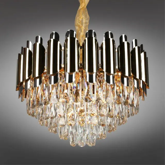 Светильник Omnilux OML-81403-08 MALGRATE — золотой, ракурс 2