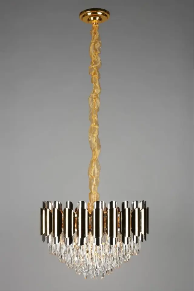 Светильник Omnilux OML-81403-08 MALGRATE — золотой, ракурс 3