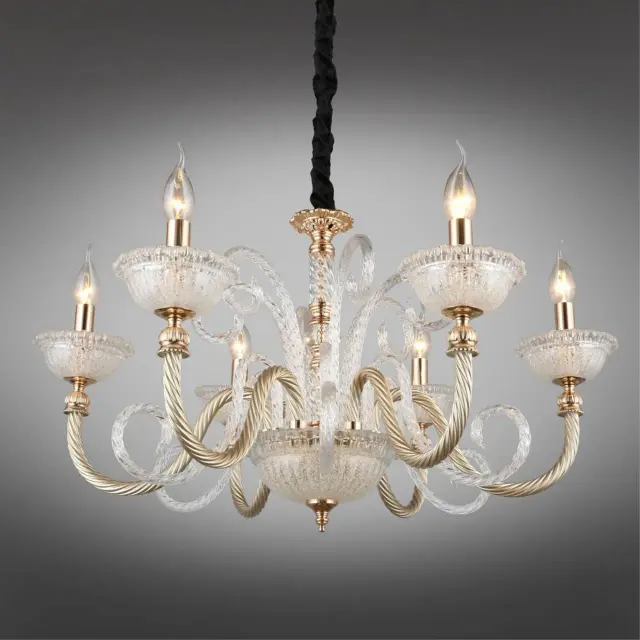 Люстра Omnilux OML-88303-06 AGEROLA — золотой, ракурс 2
