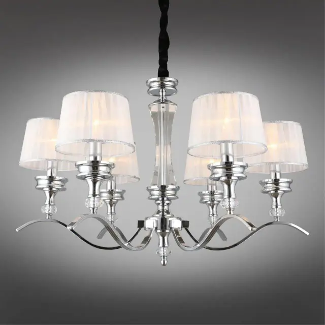Люстра Omnilux OML-88403-06 AROSIO — хром, ракурс 2