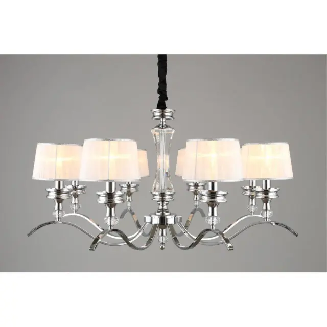 Люстра Omnilux OML-88403-08 AROSIO — хром, ракурс 5