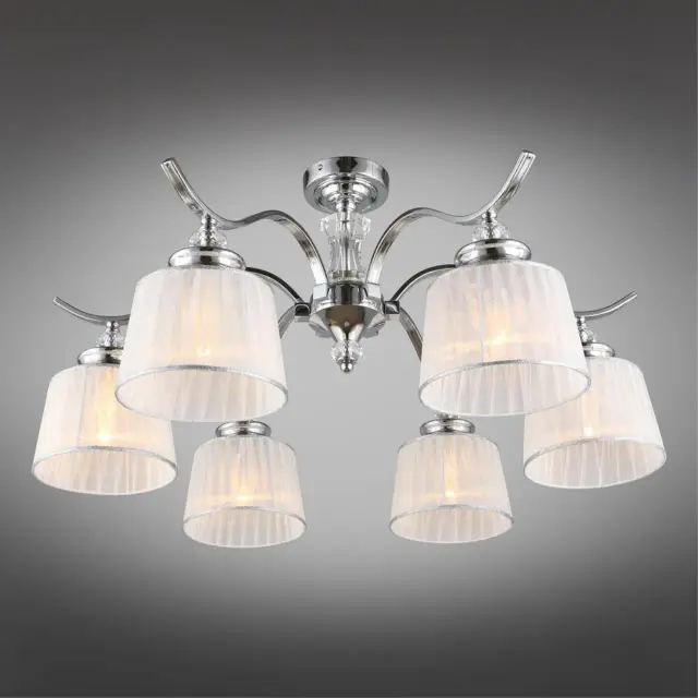 Люстра Omnilux OML-88407-06 AROSIO — хром, ракурс 2