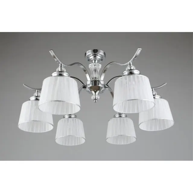 Люстра Omnilux OML-88407-06 AROSIO — хром, ракурс 3