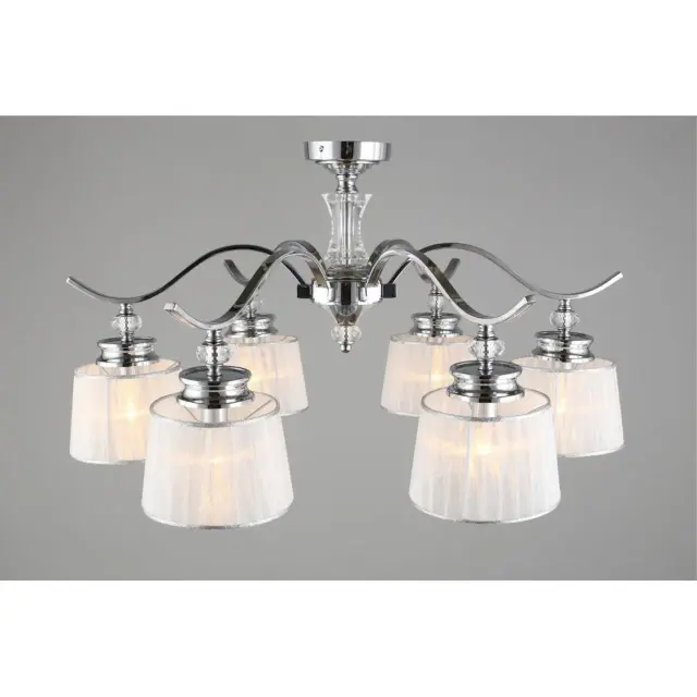 Люстра Omnilux OML-88407-06 AROSIO — хром, ракурс 5