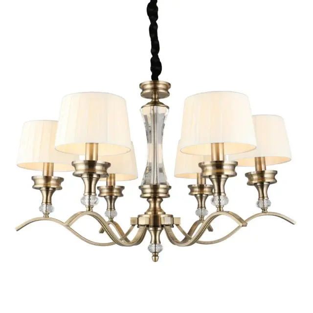 Люстра Omnilux OML-88413-06 AROSIO — бронза