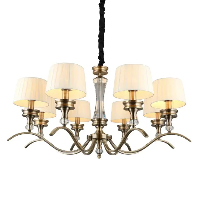 Люстра Omnilux OML-88413-08 AROSIO — бронза