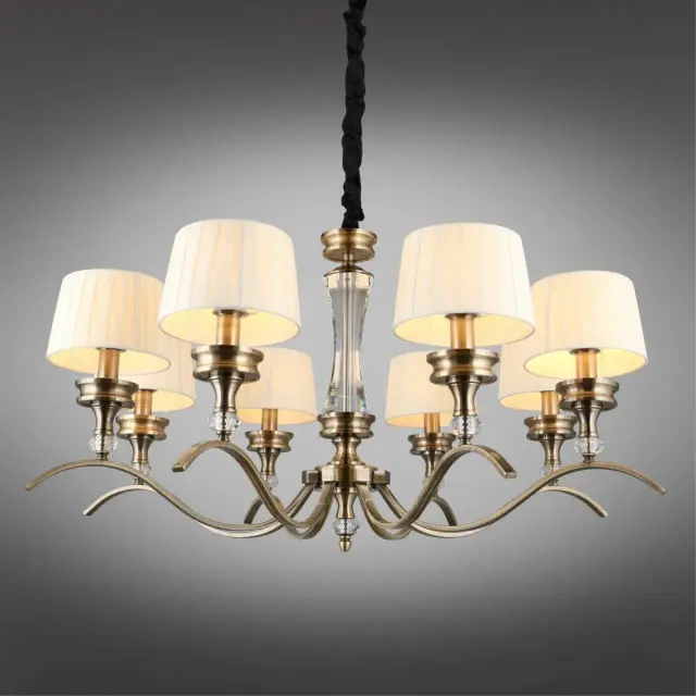 Люстра Omnilux OML-88413-08 AROSIO — бронза, ракурс 2