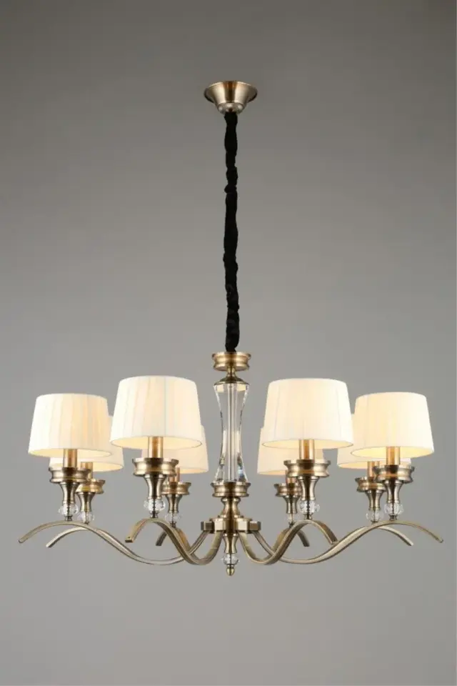 Люстра Omnilux OML-88413-08 AROSIO — бронза, ракурс 3