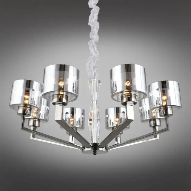 Люстра Omnilux OML-88903-08 LIZZANO — хром, ракурс 2