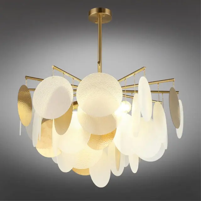 Люстра Omnilux OML-89907-06 PLELO — бронза, ракурс 2