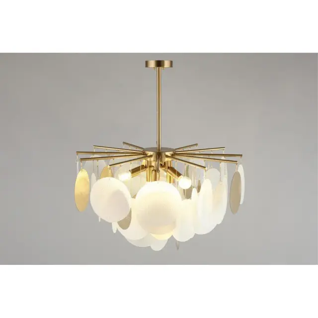 Люстра Omnilux OML-89907-06 PLELO — бронза, ракурс 5