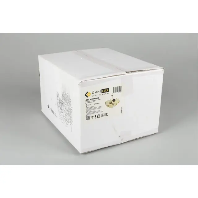 Люстра Omnilux OML-89907-08 PLELO — бронза, ракурс 9
