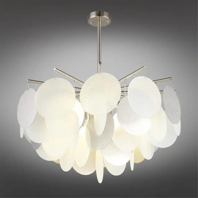 Люстра Omnilux OML-89917-06 PLELO — никель, ракурс 2