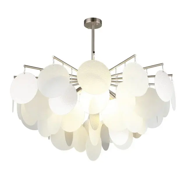 Люстра Omnilux OML-89917-08 PLELO — никель