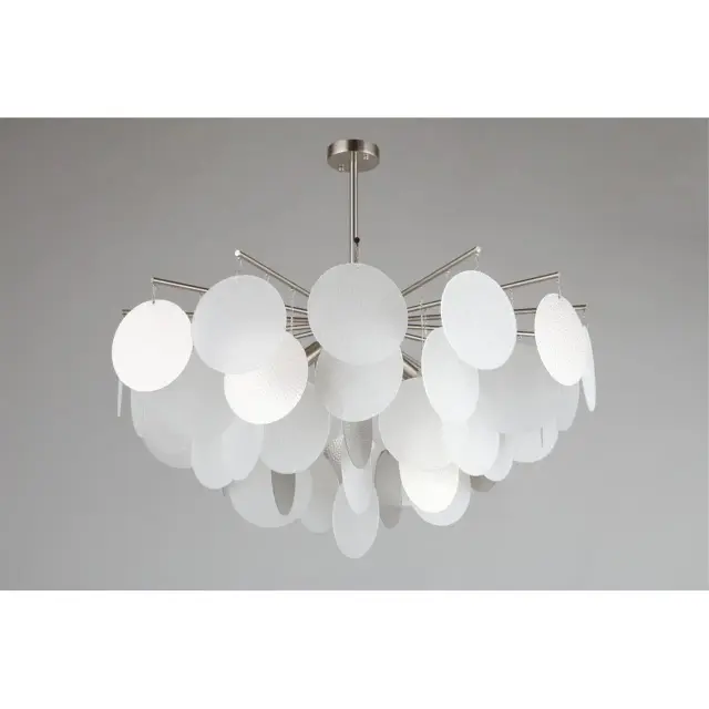 Люстра Omnilux OML-89917-08 PLELO — никель, ракурс 3