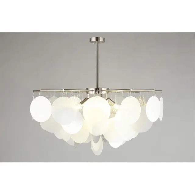 Люстра Omnilux OML-89917-08 PLELO — никель, ракурс 4