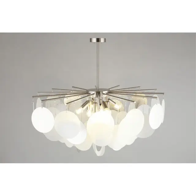 Люстра Omnilux OML-89917-08 PLELO — никель, ракурс 5