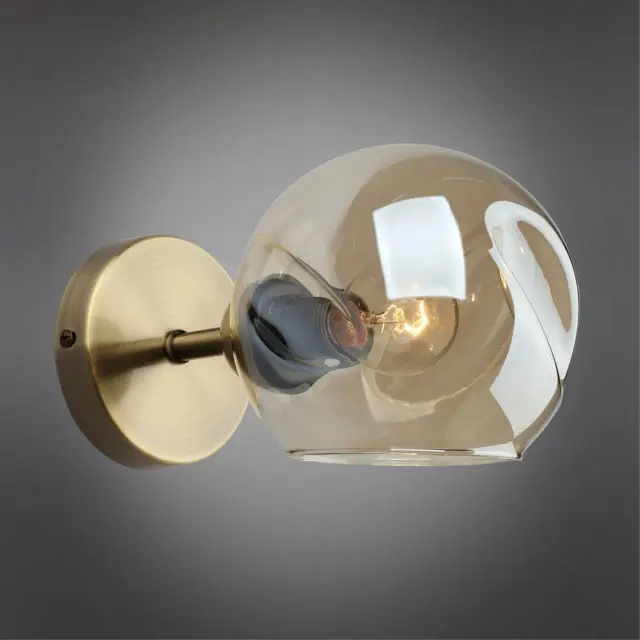 Бра Omnilux OML-93301-01 OSTELLATO — бронза, ракурс 2
