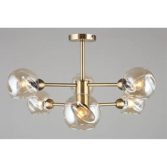 Люстра Omnilux OML-93307-06 OSTELLATO — бронза, ракурс 3