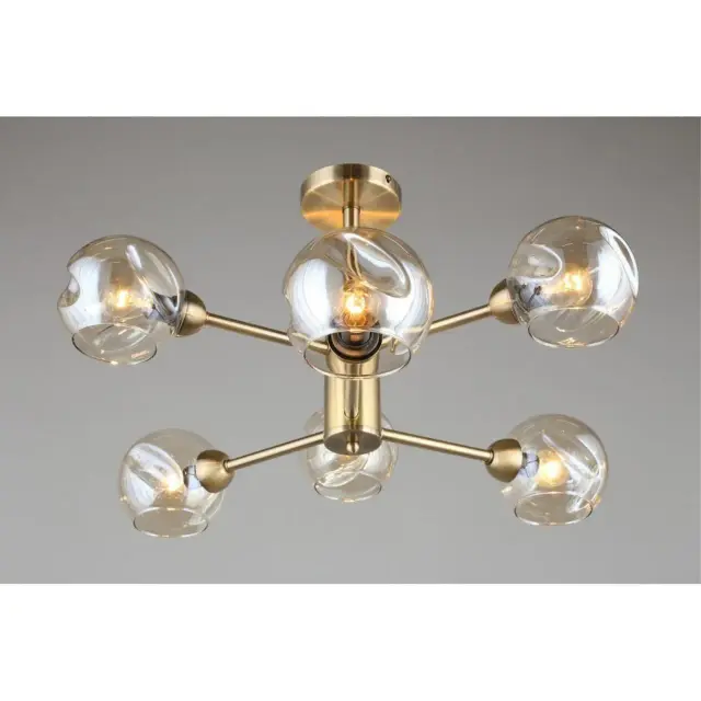 Люстра Omnilux OML-93307-06 OSTELLATO — бронза, ракурс 4