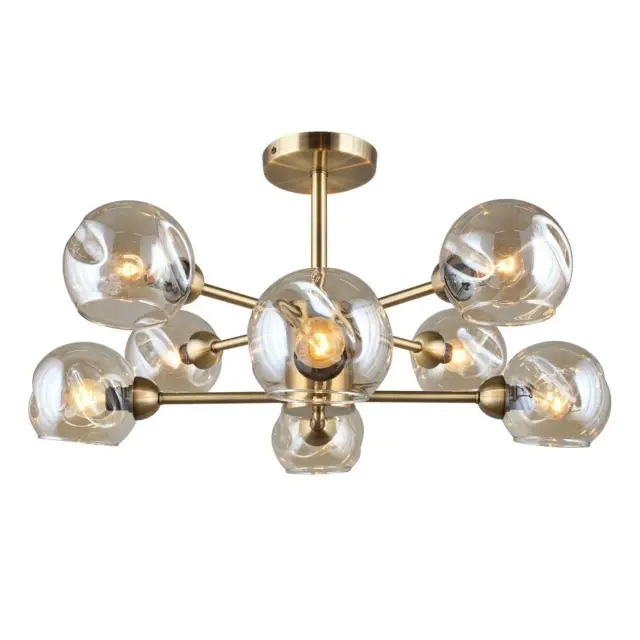 Люстра Omnilux OML-93307-08 OSTELLATO — бронза