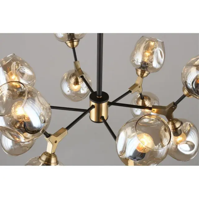 Люстра Omnilux OML-93407-12 POZZALLO — золотой, ракурс 7