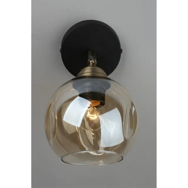 Бра Omnilux OML-93501-01 TUENNO — черный, ракурс 4