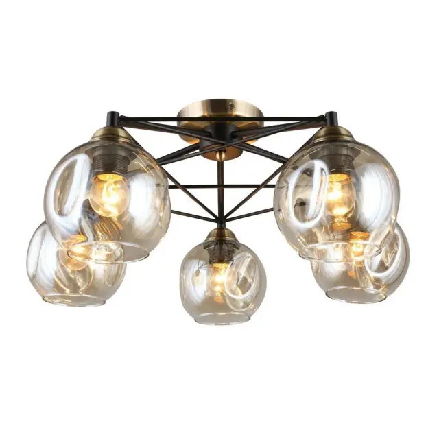 Люстра Omnilux OML-93507-05 TUENNO — черный