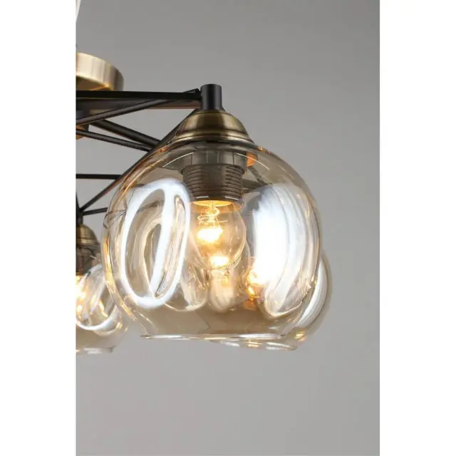 Люстра Omnilux OML-93507-05 TUENNO — черный, ракурс 4