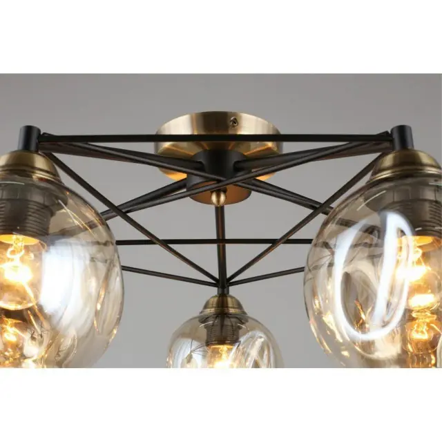 Люстра Omnilux OML-93507-05 TUENNO — черный, ракурс 5