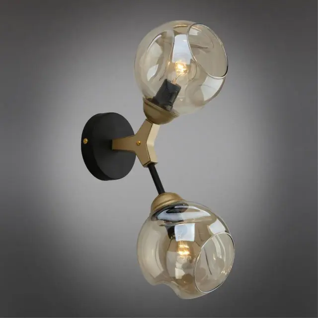 Бра Omnilux OML-93601-02 SANDRIGO — черный, ракурс 2