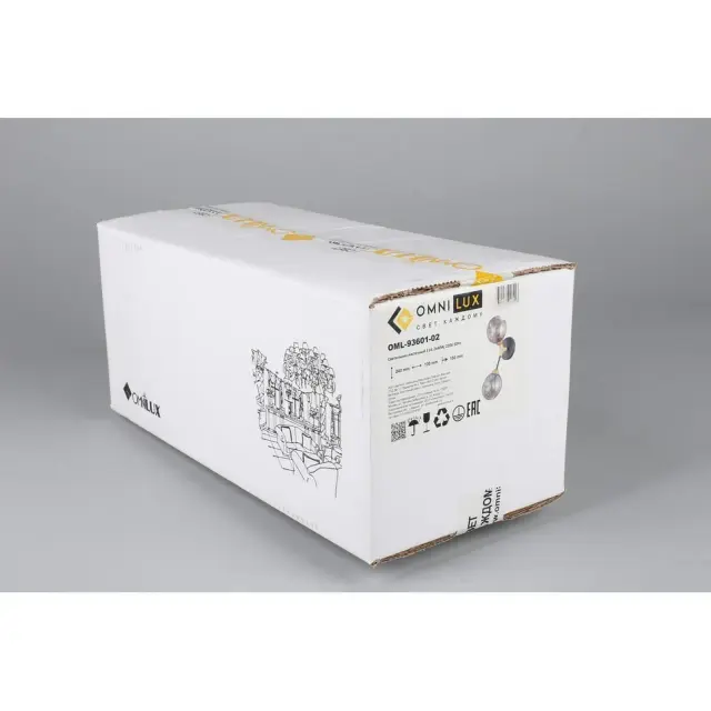 Бра Omnilux OML-93601-02 SANDRIGO — черный, ракурс 5
