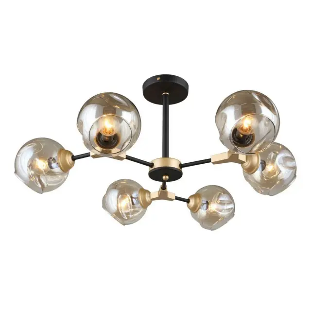Люстра Omnilux OML-93607-06 SANDRIGO — черный