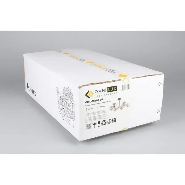 Люстра Omnilux OML-93607-06 SANDRIGO — черный, ракурс 7