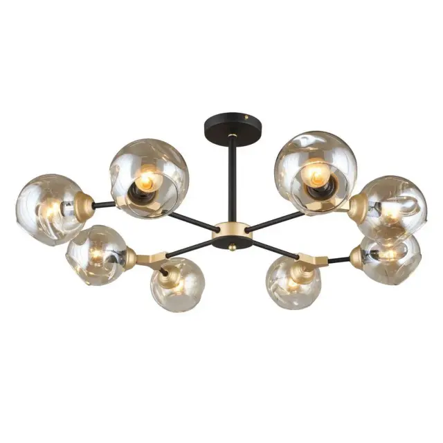 Люстра Omnilux OML-93607-08 SANDRIGO — черный