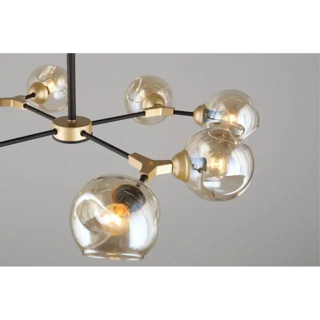 Люстра Omnilux OML-93607-08 SANDRIGO — черный, ракурс 4