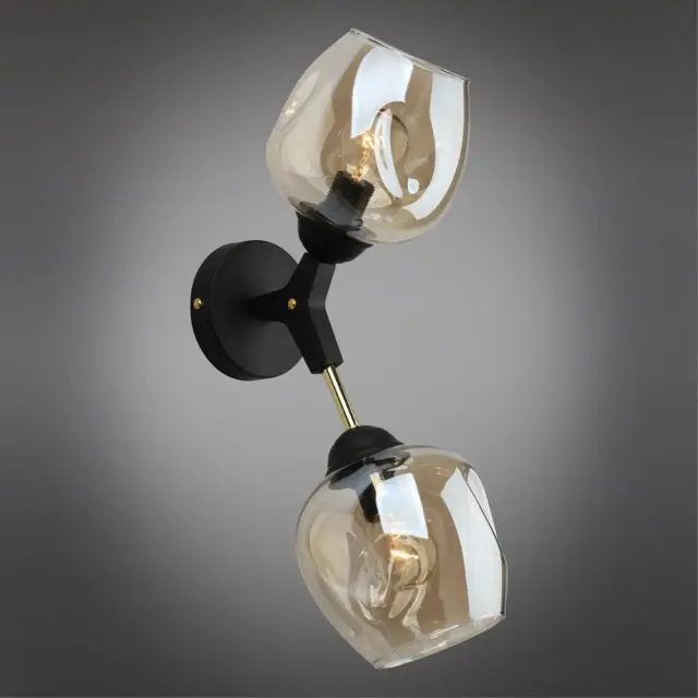 Бра Omnilux OML-93701-02 SAVELLETRI — черный, ракурс 2