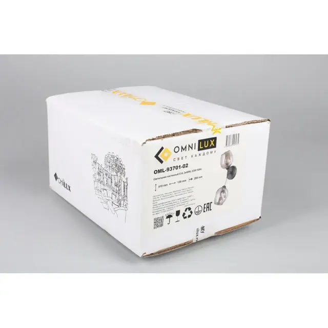 Бра Omnilux OML-93701-02 SAVELLETRI — черный, ракурс 5