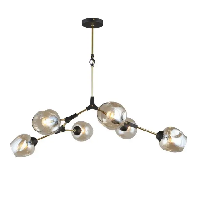 Люстра Omnilux OML-93707-06 SAVELLETRI — черный