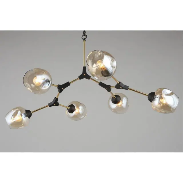 Люстра Omnilux OML-93707-06 SAVELLETRI — черный, ракурс 3