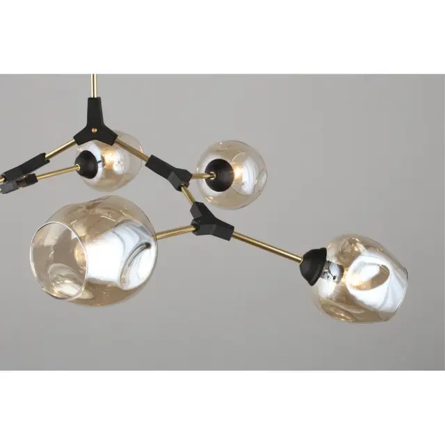 Люстра Omnilux OML-93707-06 SAVELLETRI — черный, ракурс 4