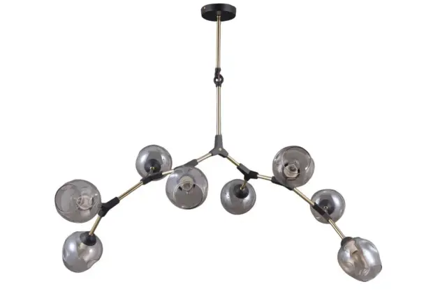 Люстра Omnilux OML-93707-08 SAVELLETRI — черный