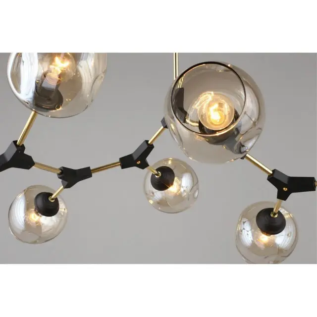 Люстра Omnilux OML-93707-08 SAVELLETRI — черный, ракурс 5