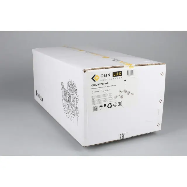 Люстра Omnilux OML-93707-08 SAVELLETRI — черный, ракурс 8