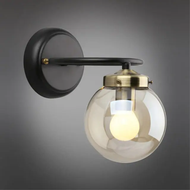 Бра Omnilux OML-94001-01 SORRENTO — черный, ракурс 2