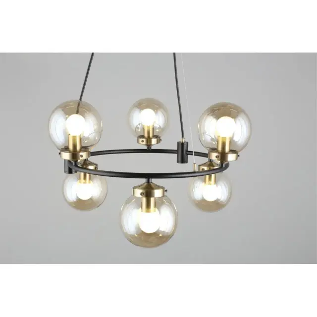 Светильник Omnilux OML-94003-06 SORRENTO — черный, ракурс 5